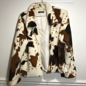 Shein Cow Print Jacket